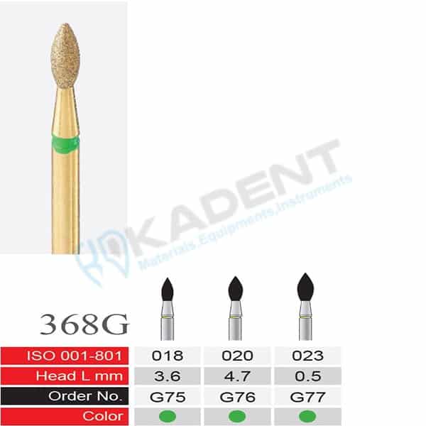 فرز الماسی دسته طلایی BTM مدل Cylinder – 368G
