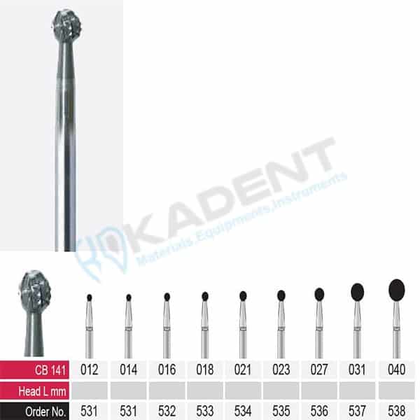 فرز جراحی کارباید جهت استفاده هندپیس VerDent مدل CB141