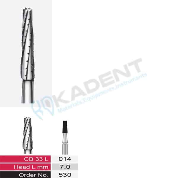 فرز کارباید دسته -25mm (جهت استفاده توربین) CB33L– VerDent