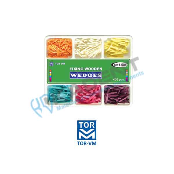 وج چوبی آناتومیک 400 عددی شش رنگ (کیت کامل)